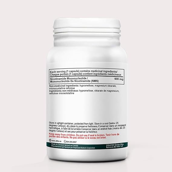 ALLBE NMN 36000 Diamond Capsules - 60 Count NAD+ Supplement
