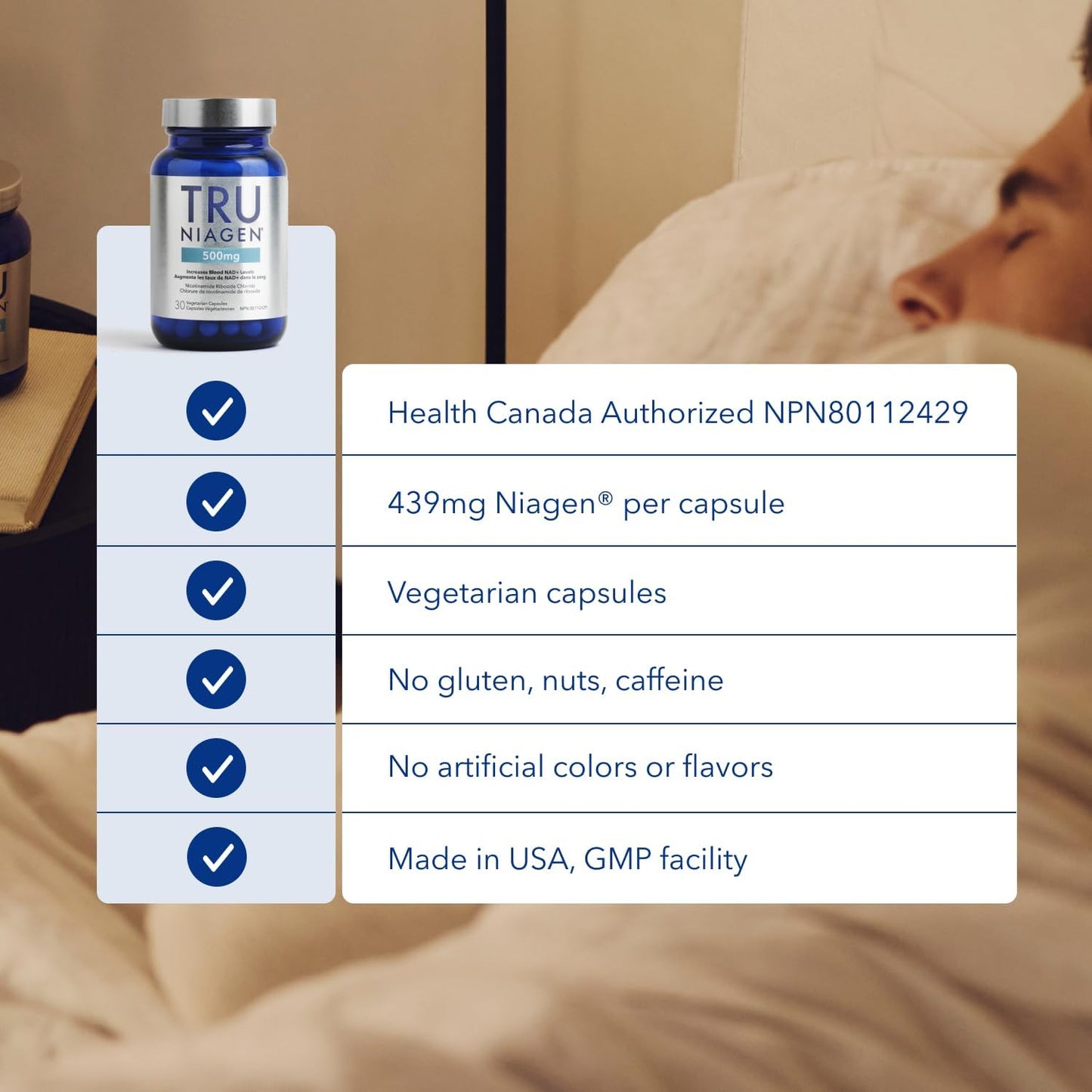 Tru Niagen Pro NR - 500mg 30 Count