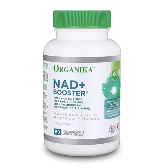 Organika NAD+ Booster - NRC - for Energy Metabolism, Healthy Aging, Vitamin B3, and Cellular Health - 60vcaps, 60 Day Supply